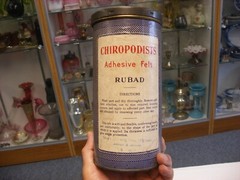 Antique Vtg Medical Dental Pharmacy – Johnson & Johnson Chiropodists Rubad Tin