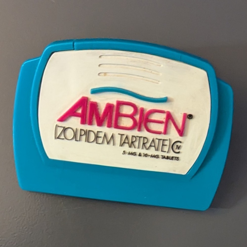 Drug Rep Pharmaceutical Advertising Promo Magnetic Clip AMBIEN