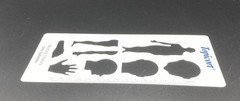 Vintage Pharmaceutical Drug Rep Topicort Ruler Anatomical Charts Plastic Retro