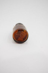 VTG EMPTY Hoffman-La Roche Pantopon Pantopium 1/4oz Glass Bottle Medical Poison
