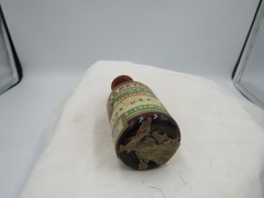 BW – 1920’s Magnus, Mabee & Reynard Oil of Nutmeg 3 1/4 “ Amber Medicine bottle