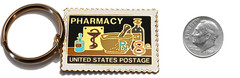 PHARMACY RX METAL KEYRING MEDICAL PHARMACIST, PHARMACY TECH