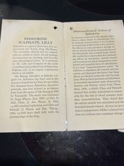 Vtg 1920s Eli Lilly Medical Booklets Ephedrine Sulphate & Diphtheria Prevention
