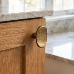 BOZWELL Antique Brass Kitchen Cabinet Knobs Solid Heavy-Duty,Vintage Brass Ca…