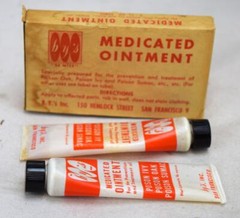 Vintage B.Y.’s Medicated Ointment Box w/2 Tubes