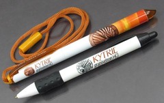 Rare Kytril PENS Sundial Lanyard & BIC Drug Rep Pharmaceutical Promo Lot of 2