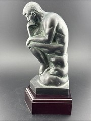 Claritin Loratadine Thinker Statue Pharmaceutical Drug Rep Promo Display Figure