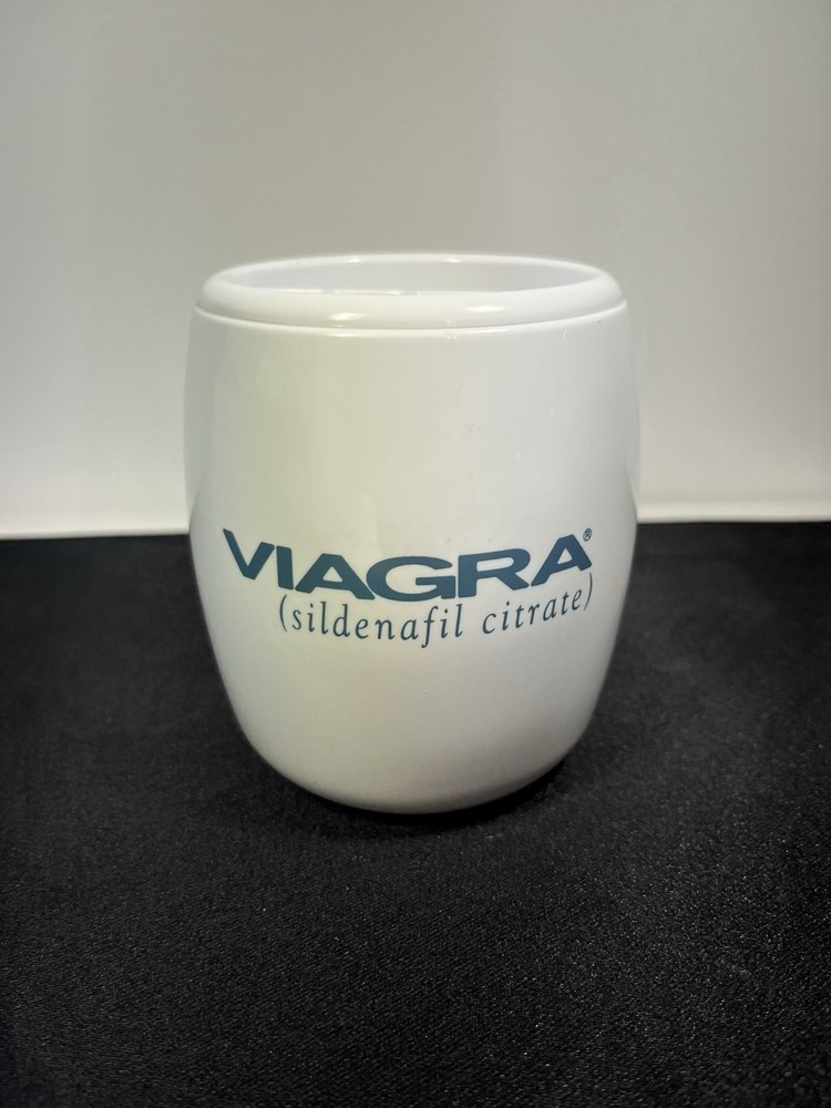 RARE pharmaceutical Viagra Office Desk Pen pencil Holder or Toothbrush Holder