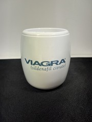 RARE pharmaceutical Viagra Office Desk Pen pencil Holder or Toothbrush Holder