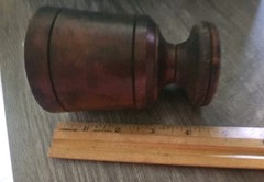 Vintage Wooden Apothecary Mortar & Pestle set