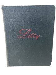 Eli Lilly Pharmacy Marketing reference book 1983 Med Price List Rhodes vintage