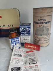 Vintage Mixed Lot, Ramon’s Pink Pills, Bile Salts In Orig Box, ZBT Powder,Optus