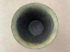 Vintage SOLID BRASS Mortar & Pestle Apothecary Pharmacy CORICIDIN