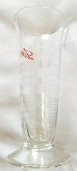 Lilly Beaker Glass Footed Graduated Cylinder Laboratory Chemistry 30 ML 1 oz VTG