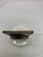 Brass Secundum Artem 1976 Plaque Paperweight With Decorative „R“ Design