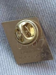 🔴SANDOZ CCVS Pharmaceuticals pin LSD Albert Hofmann Logo Badge Numbered 0107🔴