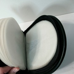 REMERON Pharmaceutical Rep Black CD Music Zip Around Holder Storage Case