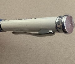 Alcon Eyecare Writing Pen Drug Rep Collectible Blue White Promo Item