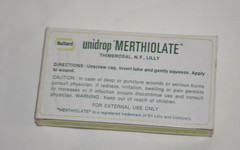 Vintage Bullard Merthiolate Box Empty Tubes First Aid Medicine Pharmacy Medical