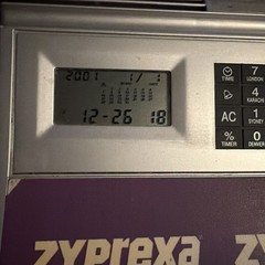 Zyprexa Drug Rep Calculator/alarm Clock Drug Rep Promo 2000s Still Works Great