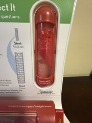 Vintage Effient Prasugrel Medical Display Stent Model Promo Rare
