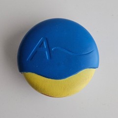 Ambien CR Stress Ball Promo Pharmaceutical Collectible Blue Yellow White Good