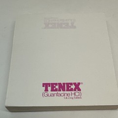 Tenex Guanfacine HCI Pharma Advertising Promo Swag Post-Its Notes Paper Stickies