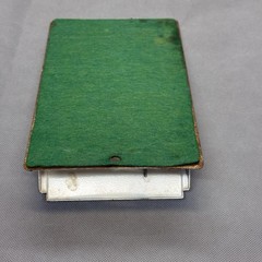 Vintage Metal Mini Clipboard Advertising West Wholesale Drug Co Philadelphia