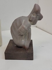 1960’s Schering Medical Advertising Precolumbian Replica Figure Asthmatic Attack