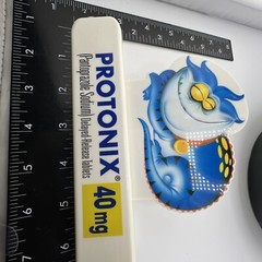 Protonix Wall Clip Pharmaceutical Collectible Drug Rep Janssen Ortho McNeill VGT