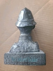1977 The Oxford Bobby Resin Bust Bristol Laboratories Tegopen Promotional Statue