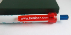 Benicar Olmesartan Medoxomil Promo Pen – Plastic – Teal/White – Ridged Grip