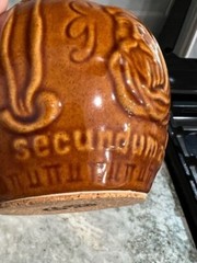 Vintage Pharmacist’s Jar RX Maimonides 1135-1204 Secundum Artem