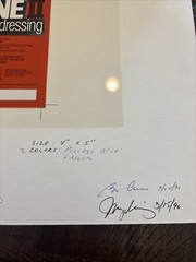 Lot Of 5 BIOBRANE II Signed Original Label Art Works Winthrop Pharma w/ Booklet