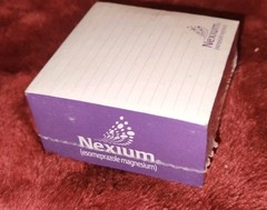 VTG New Sealed Nexium Post-It Note Pad Doctor Swag Drug Rp