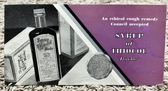1920s-1930s ROCHE SYRUP OF THIOCOL ADVERTISEMENT ETHICAL COUGH REMEDY