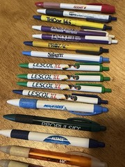 Pharmaceutical Advertising Drug Rep Bic Pen Lot Of 19 – Works