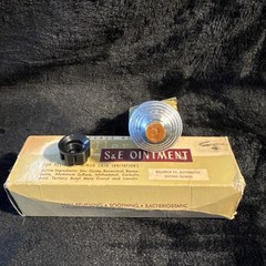 Vintage KELLER S & E Ointment Bacteriostatic Tube Box WALGREEN CO. 1.5 oz