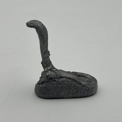 Trandate Labetalol HCI Pharmaceutical Advertising Pewter King Cobra Snake Figure