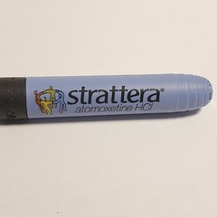 Strattera BIC Pharmaceutical Plastic Drug Rep Pen *HARD TO FIND*