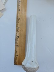 COORS Vintage Mortar & Pestle Porcelain Set Spout Science Lab Made In the U.S.A.
