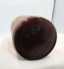 1950’s Merck & CO Rahway NJ Benzocaine 5″ Amber Medicine bottle