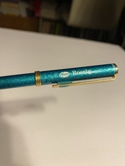 VINTAGE PFIZER ROERIG DIFLUCAN FLUCONAZOLE DRUG REP PEN METAL DRIED INK TAIWAN