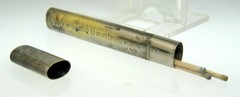 Vintage Merck „Iodabs“ 3 Iodabs Sticks In Metal Tube First Aid