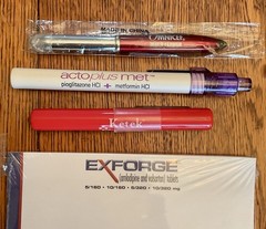 Pharmaceutical Drug Rep Lot of 23 – Metal Pens Penlights Note Pads Stapler