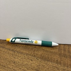 Green & Yellow Namenda LOGO Clicky PEN Drug Rep Pharmaceutical Advertising WORKS