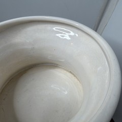 VINTAGE RX Pharmacy DISPLAY Large Mortar and Pestle White