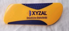 Vtg Xyzal Prescription Pharmaceutical Advertising Magnetic Clip fridge magnet