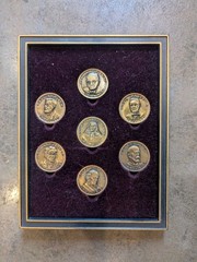 RARE Eli Lilly & Co Coins PIONEERS IN THE FIGHT AGAINST INFECTIOUS DISEASE FRAME