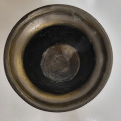Vtg Coricidin Heavy Brass 4″ Tall Mortar & 6″ Pestle Apothecary Pharmacy Rx
